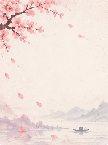 梅花古韵卡片背景
